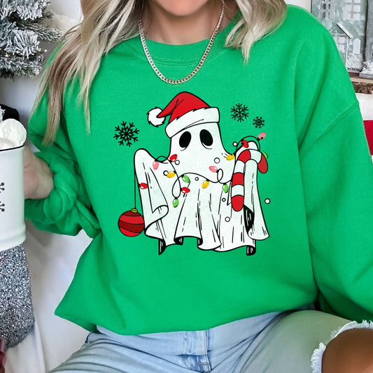 Cute Ghost Christmas Sweatshirt