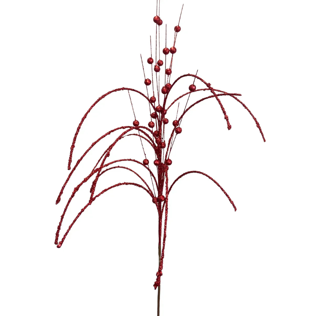 Millet Grass Ball Spray 30.5" - Red
