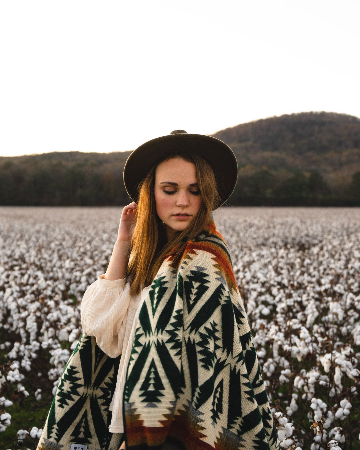 Quichua Blanket - Evergreen Autumn | Blankets | Kitchen + Metal