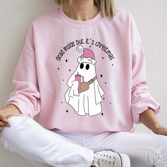 Dead Inside But It's Christmas Retro Sweatshirt