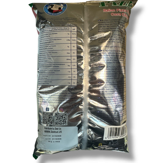 Mr. Chips Pizza Chips - Crunchy Gourmet Snack, Perfect For Pizza Lovers, 5 Oz Bag