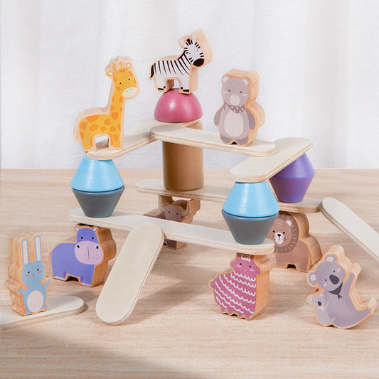 Wooden Stacking Balance Building Blocks