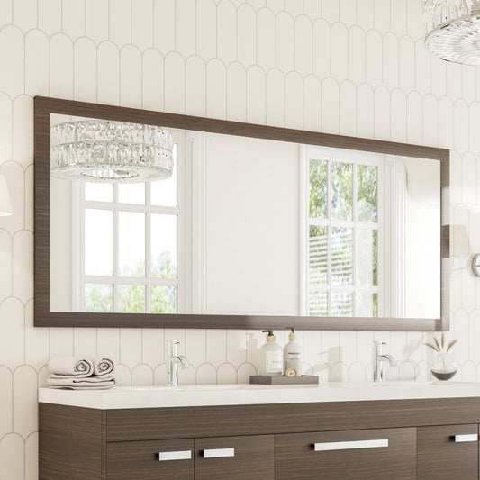 Eviva Sun Wooden Framed Mirror