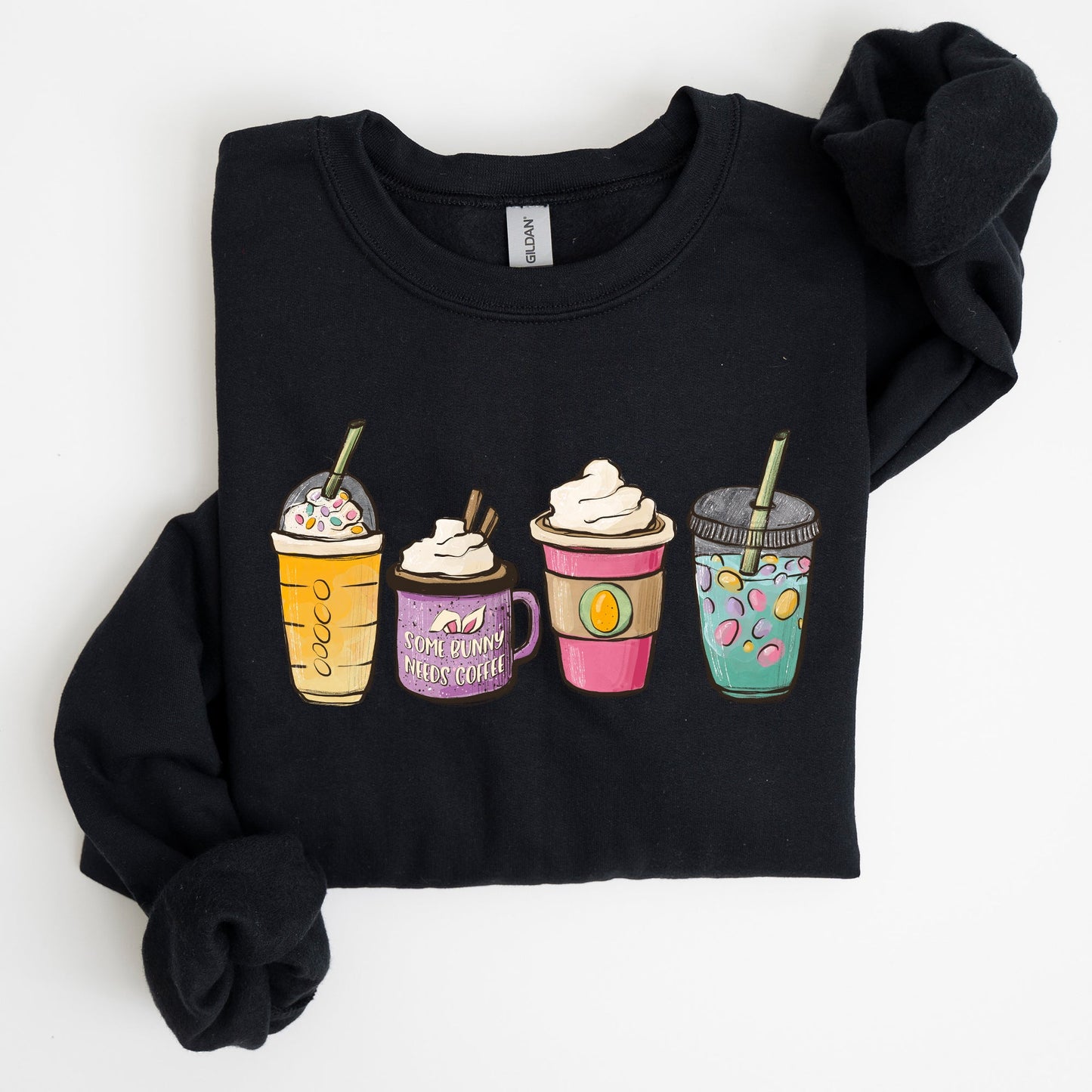 Easter, Coffee Lovers, Coffee Drinks Sweatshirt