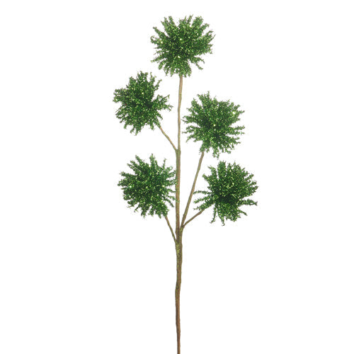 28" Green Glitter Spray