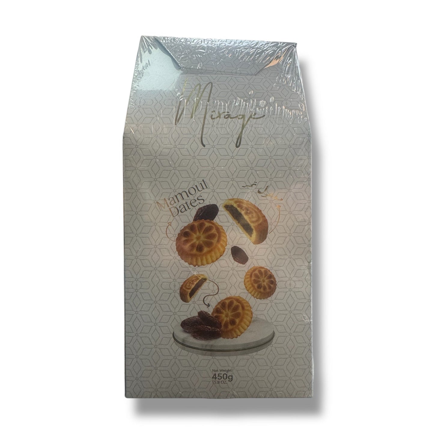 Mirage Mamoul Dates – Traditional Filled Date Cookies from the Middle East (450g)