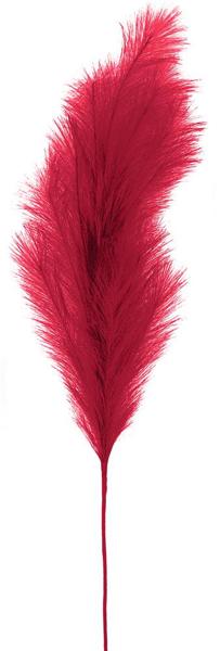 43"L FABRIC GRASS PLUME SPRAY-Red