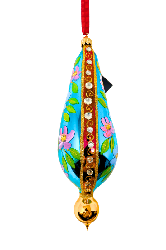 Florentine Elegance Polish Glass Ornament