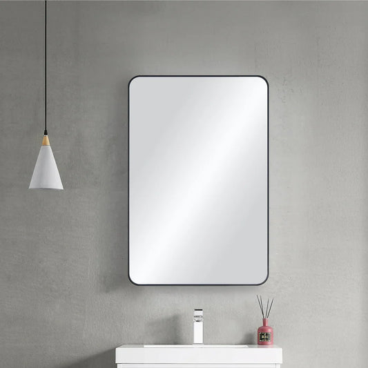 24" x 36" Shatterproof Wall Mount Metal Frame Mirror - FM2-2436
