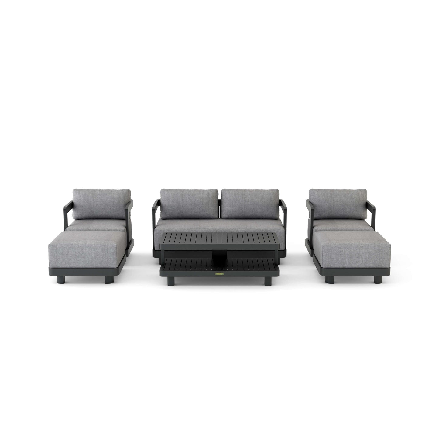 Set-902-Al 6-Pc Granada Aluminum Deep Seating