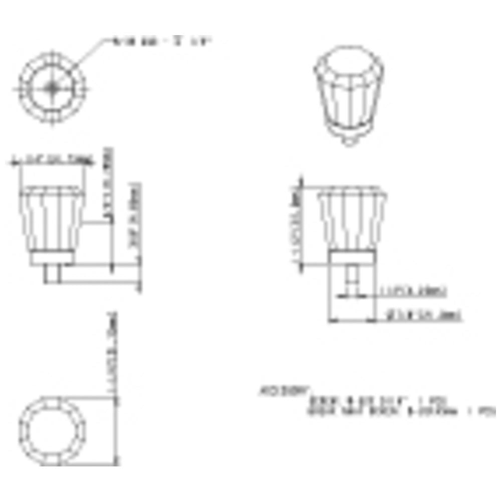 1" Overall Length Satin Nickel Faceted Glass Harlow Cabinet Knob