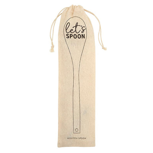 Let's Spoon Wooden Cooking Spoon | Beech Wood Kitchen Utensil | Kitchen + Metal