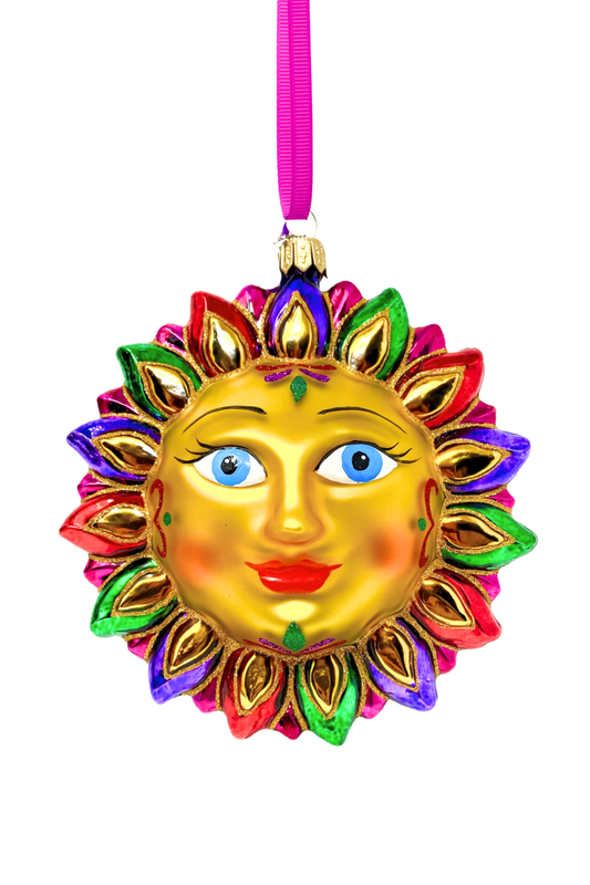 Golden Sands Sun Glass Ornament (G)