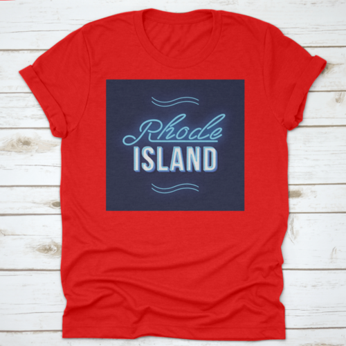Rhode Island Vintage Vector Lettering. Retro Bold Font, Typeface. Pop