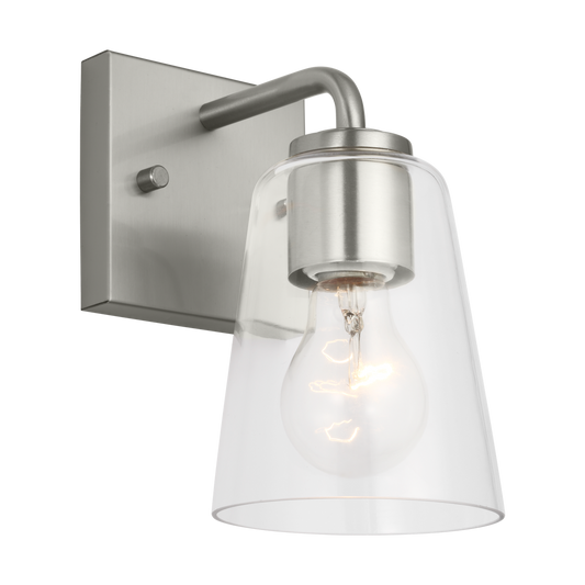 Miles Small Clear Glass Vanity