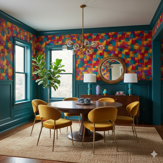 Toulouse Mosaic Wallpaper