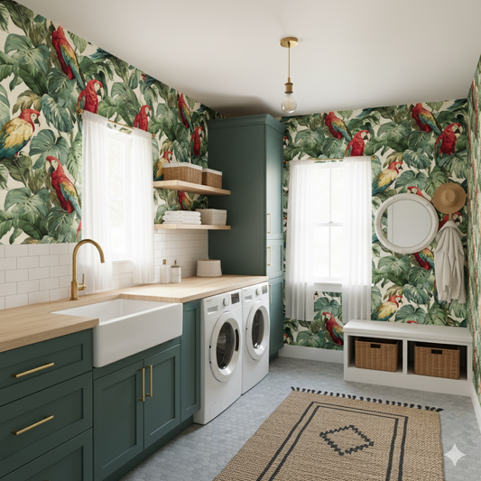 Scarlet Monstera Wallpaper