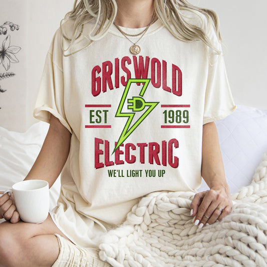 Griswold Electric Company, Classic Movie, Funny, Christmas Lights, Comfort Colors,Tshirt