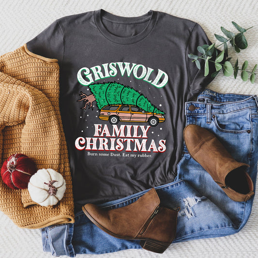 Griswold Family Christmas Tree, Vacation, Retro, Classic, Movie Super Soft Tshirt