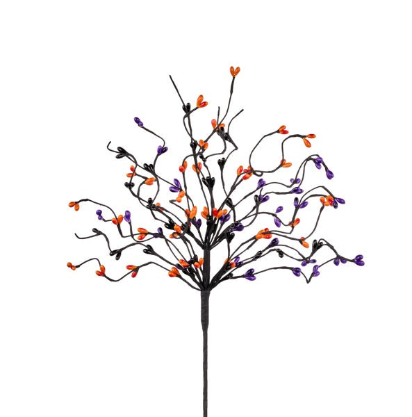 13"L PIP/TWIG PICK PURPLE/ORANGE/BLACK