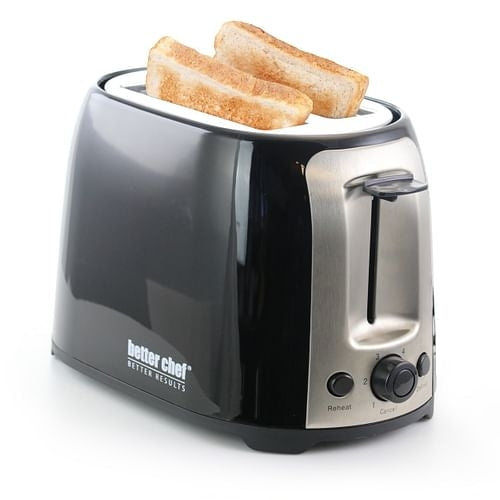 Better Chef Cool Touch Wide-Slot Toaster- Black | Toasters | Kitchen + Metal