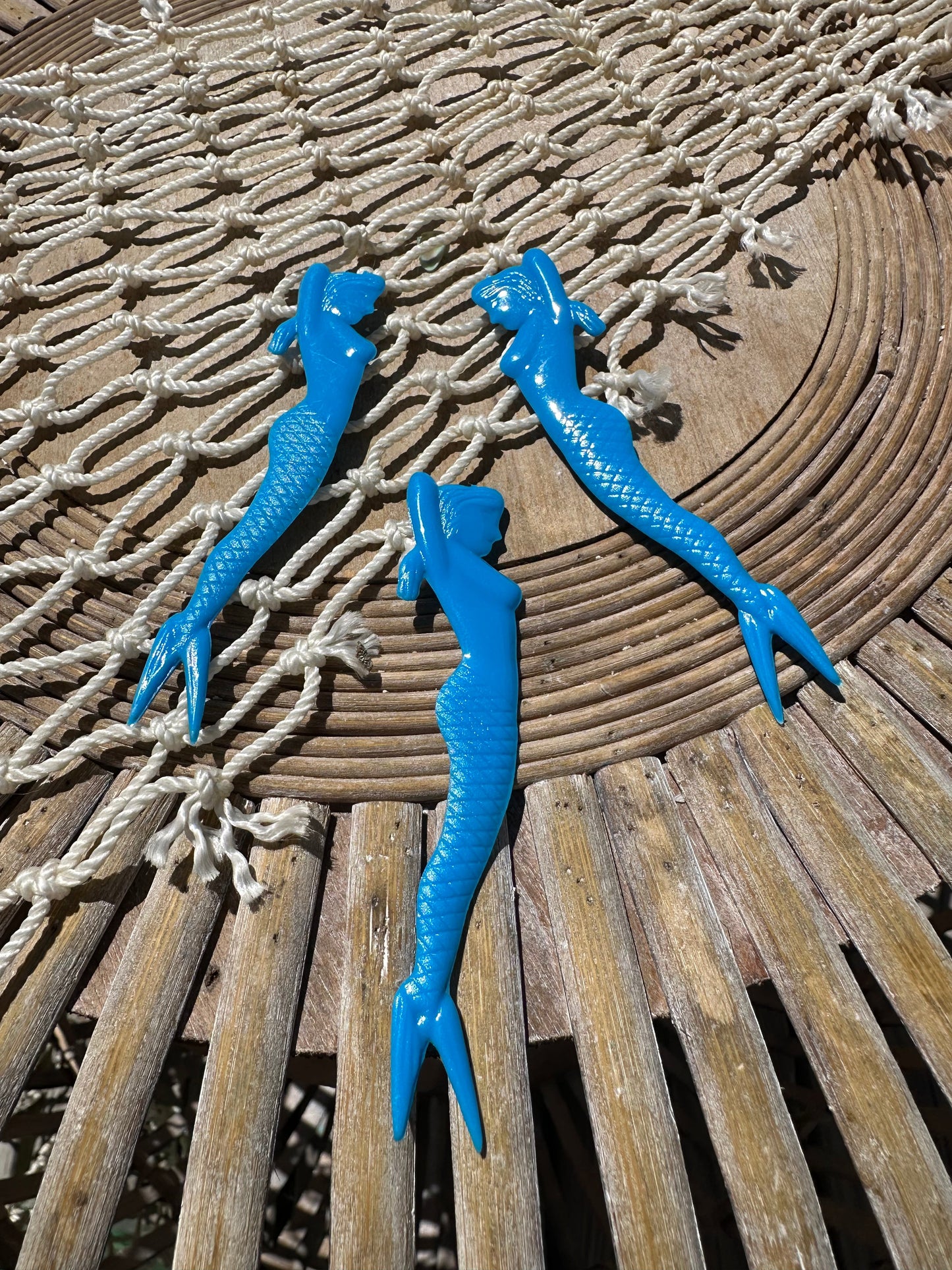 BULK Party Pack 1950's Pin Up Mermaid Swizzle Skewers Sticks Cocktail Fork- Unique Garnish Picks