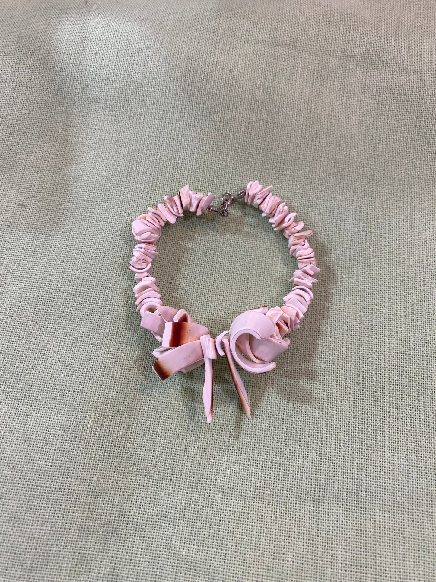 Vintage Carved Shell Bracelet