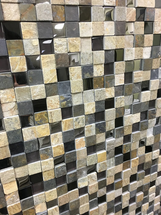 Cubic Beige Mosaic