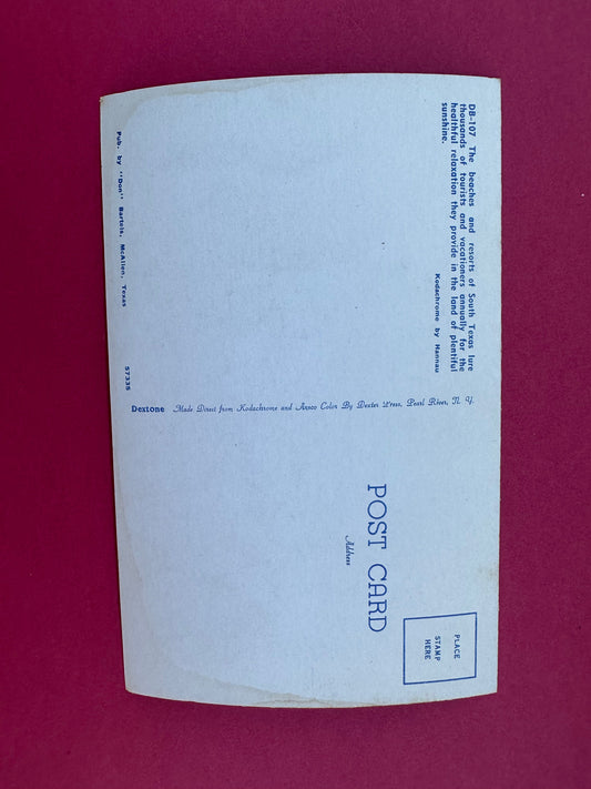 Vintage Women on Beach Postcard