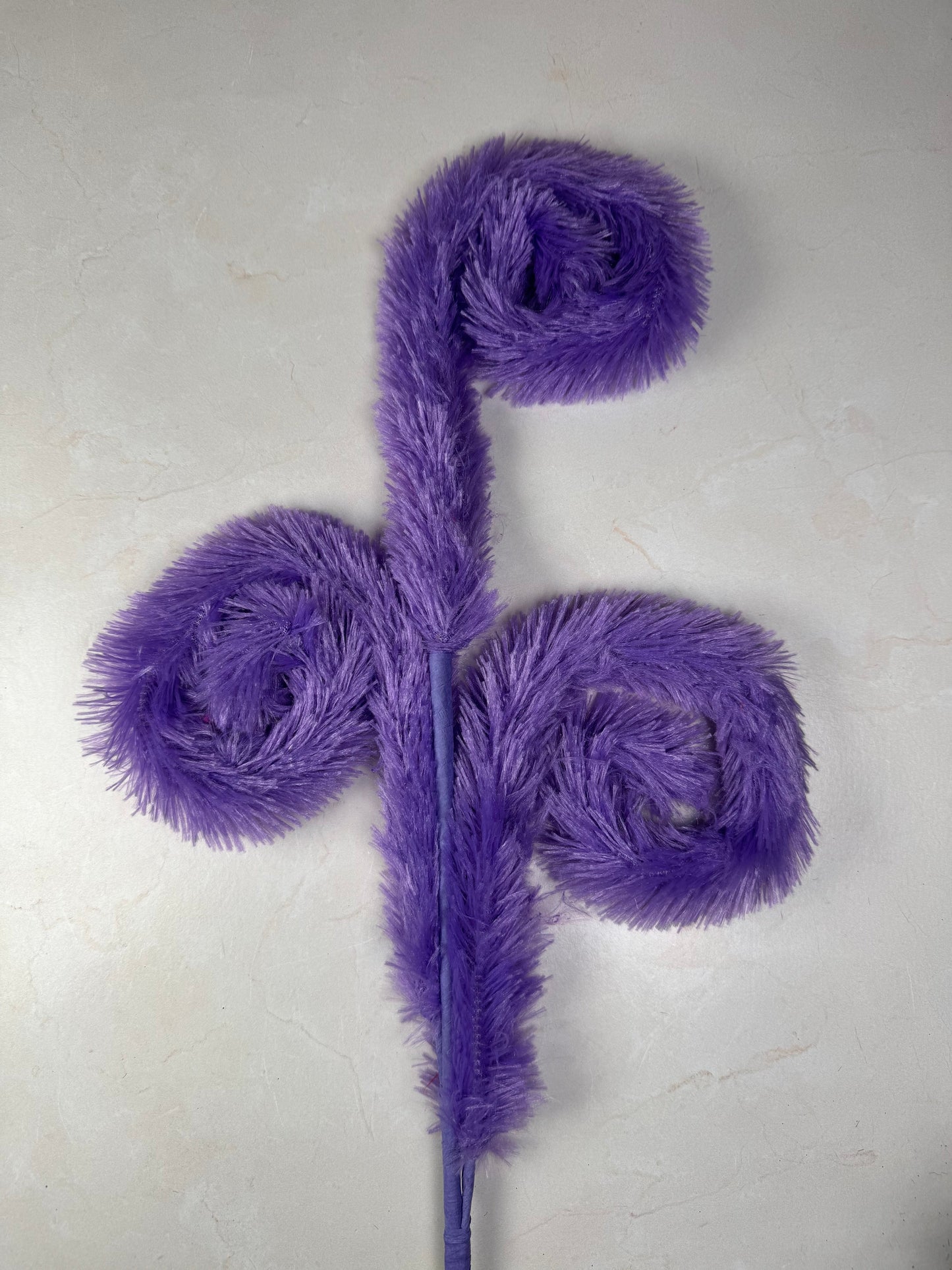 Furry Spiral Spray purple