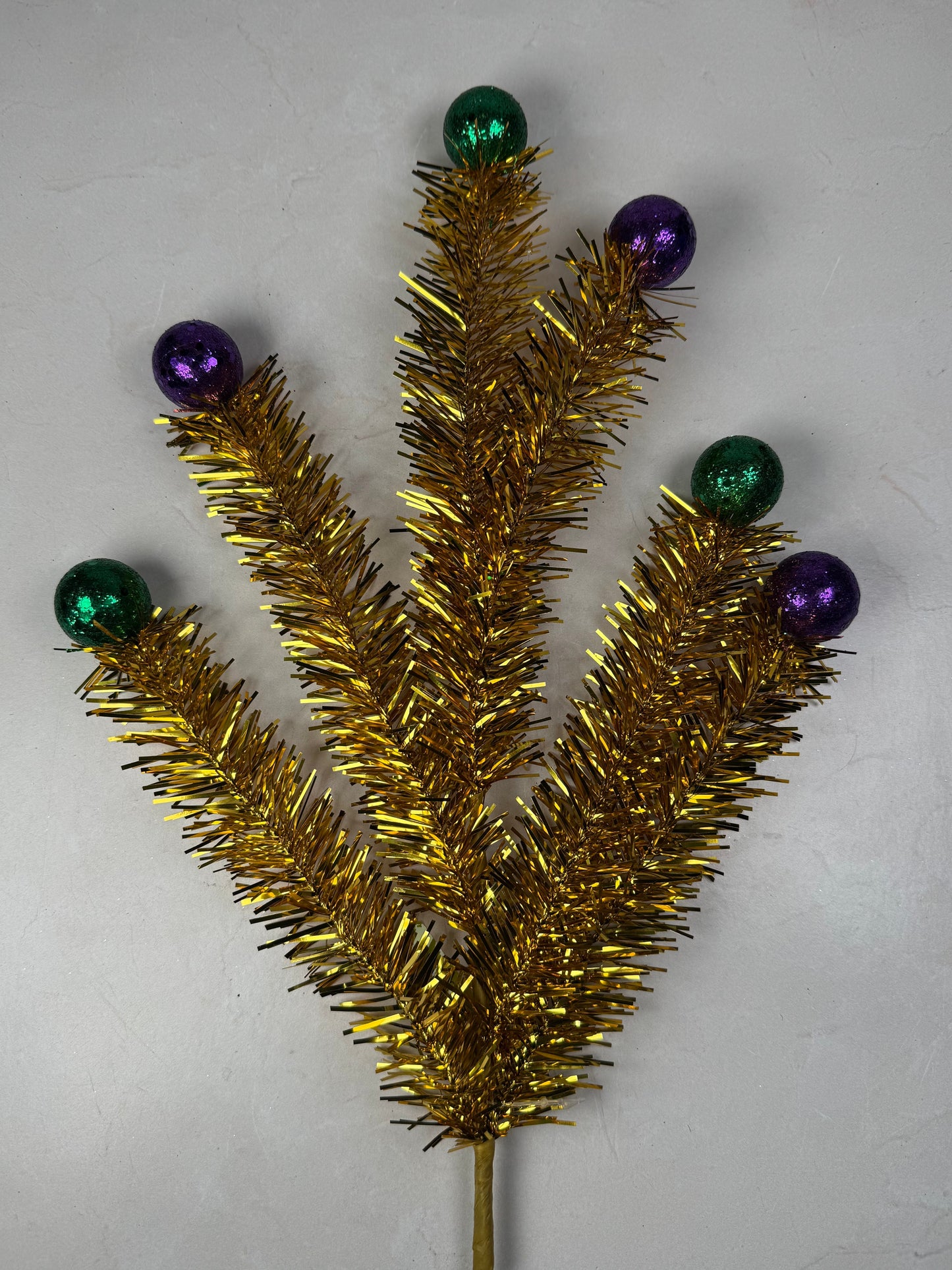 Tinsel Ball Spray Multi Mardi Gras