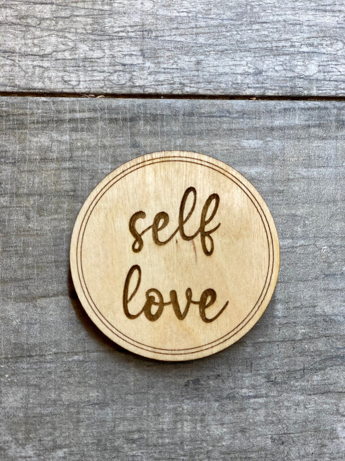 Wooden Magnet Set, Mental Health Magnets, Stocking Stuffers