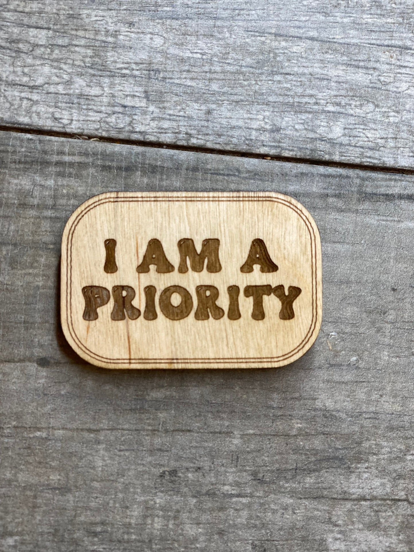 Wooden Magnet Set, Mental Health Magnets, Stocking Stuffers