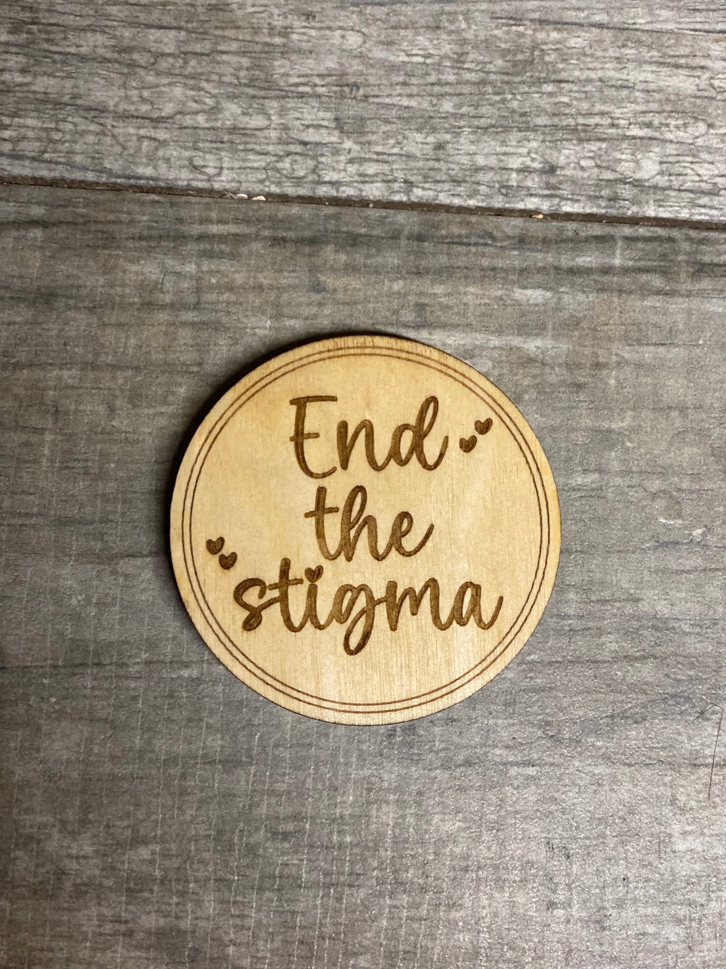 Wooden Magnet Set, Mental Health Magnets, Stocking Stuffers