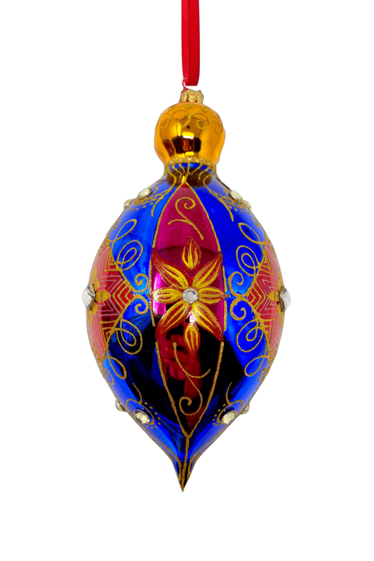 Iridescence Glass Ornament