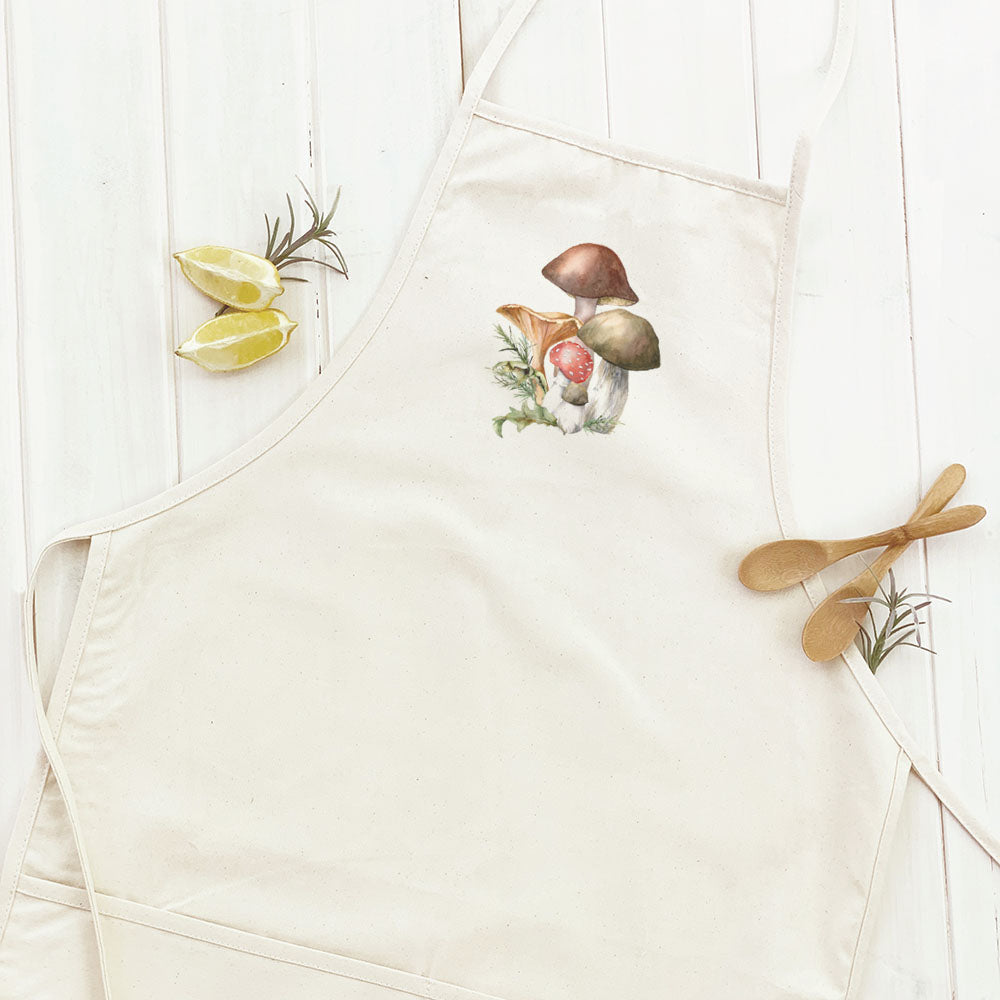 Forest Mushrooms - Women's Apron | Aprons | Kitchen + Metal