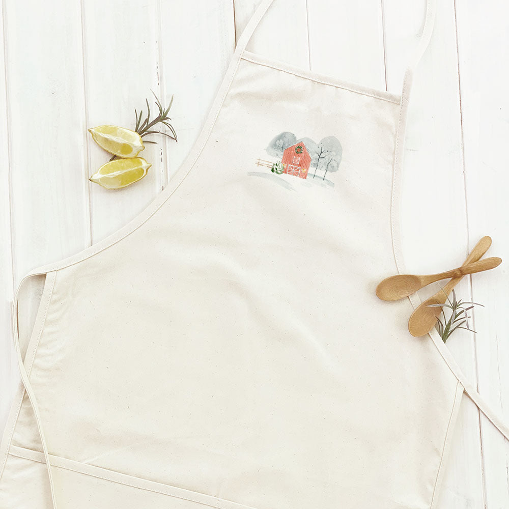 Christmas Farm - Women's Apron | Aprons | Kitchen + Metal