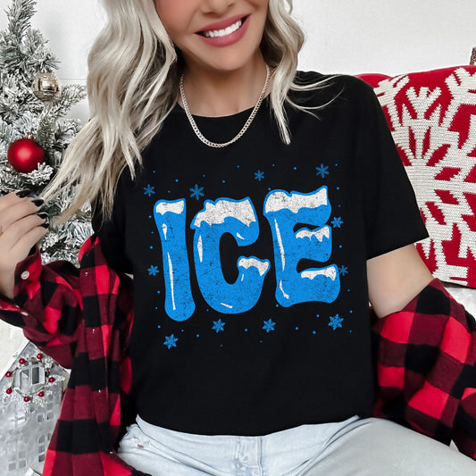 Ice, Christmas Winter, Cold, Retro Super Soft Tees