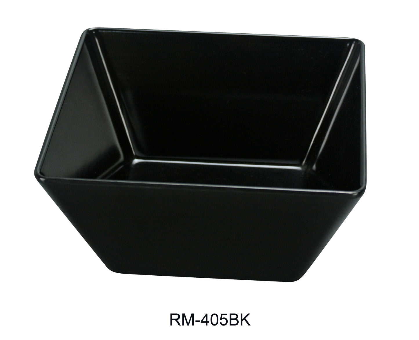 Yanco RM-405BK Rome Square Bowl | Kitchen + Metal