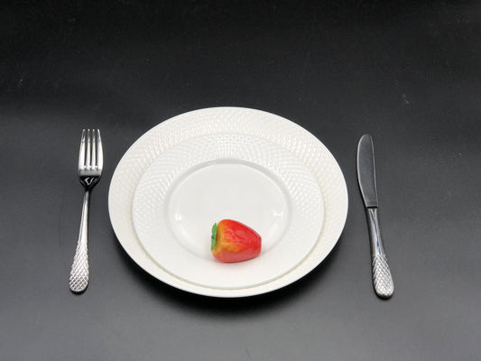 Fine Julia Porcelain 24 Piece Dinnerware Set For 6 | Dinnerware | Kitchen + Metal