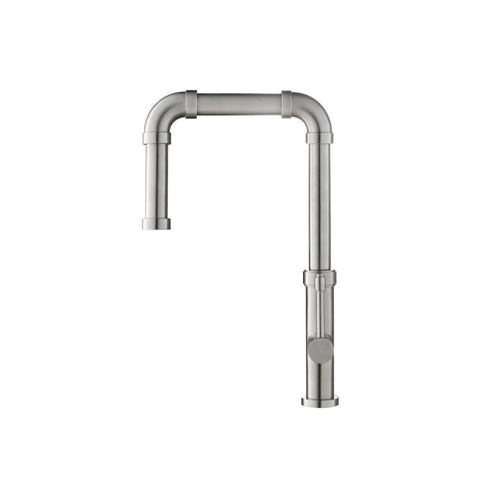 Flusso K.1500 Tanz - Stainless Steel Kitchen Faucet With Side Sprayer