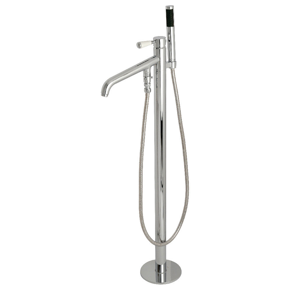Kingston Brass KS8131DPL Paris Freestanding Tub Faucet with Hand Shower | Faucets | Kitchen + Metal