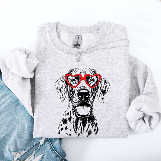 Great Dane, Pet, Dog Breed, Valentine's Sweatshirt