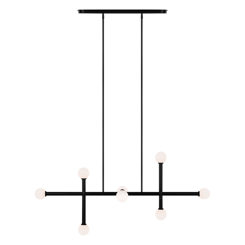Nodes Large Linear Chandelier