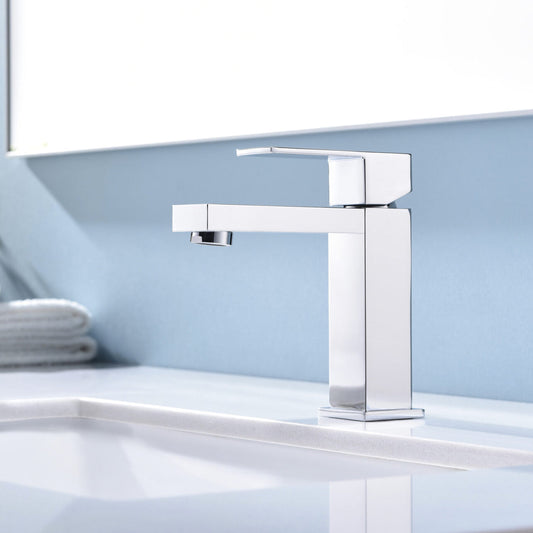 Monte Single Hole Stainless Steel Bathroom Faucet