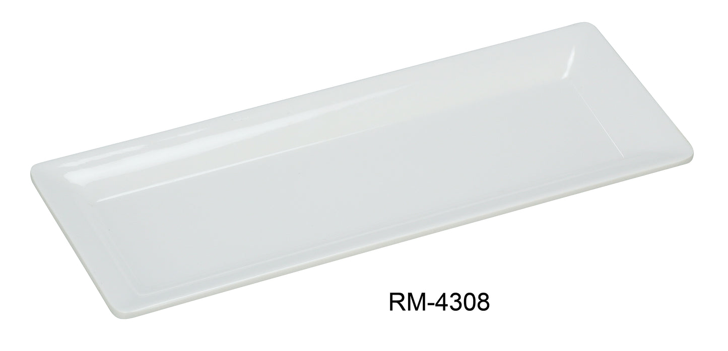 Yanco RM-4308 Rome Rectangular Plate | Kitchen + Metal