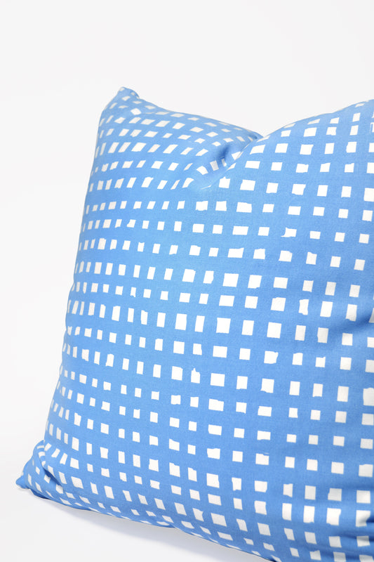 Micro Grid throw pillow
