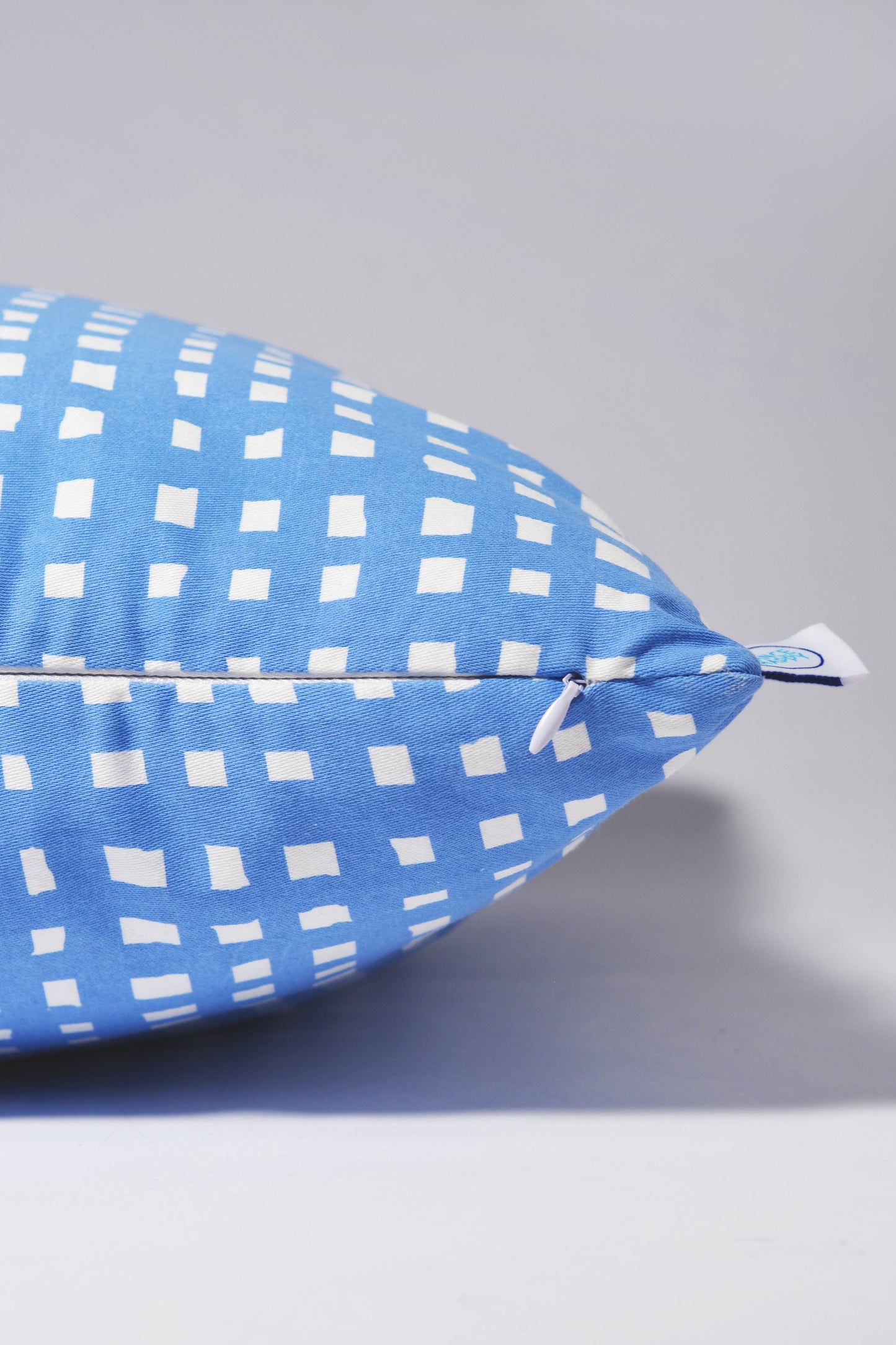 Micro Grid throw pillow