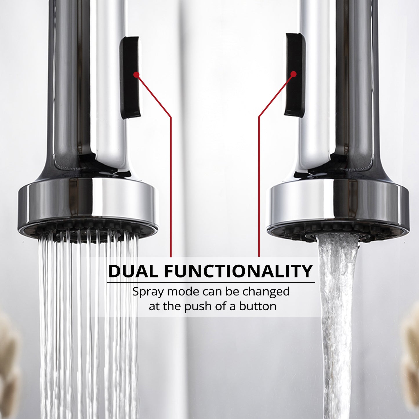 Lanuvio Brass Single-Handle Pull-Down Spray Kitchen Faucet