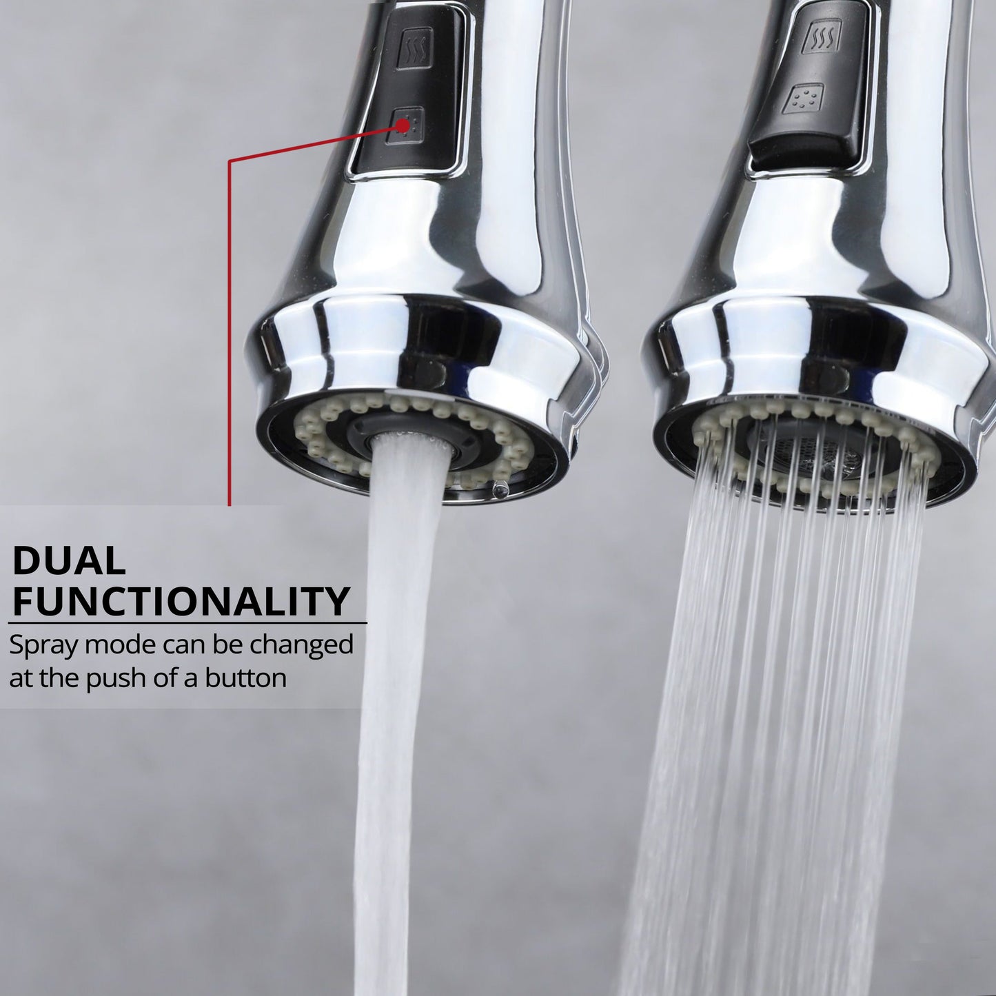 Garbatella Brass Single-Handle Pull-Down Spray Kitchen Faucet